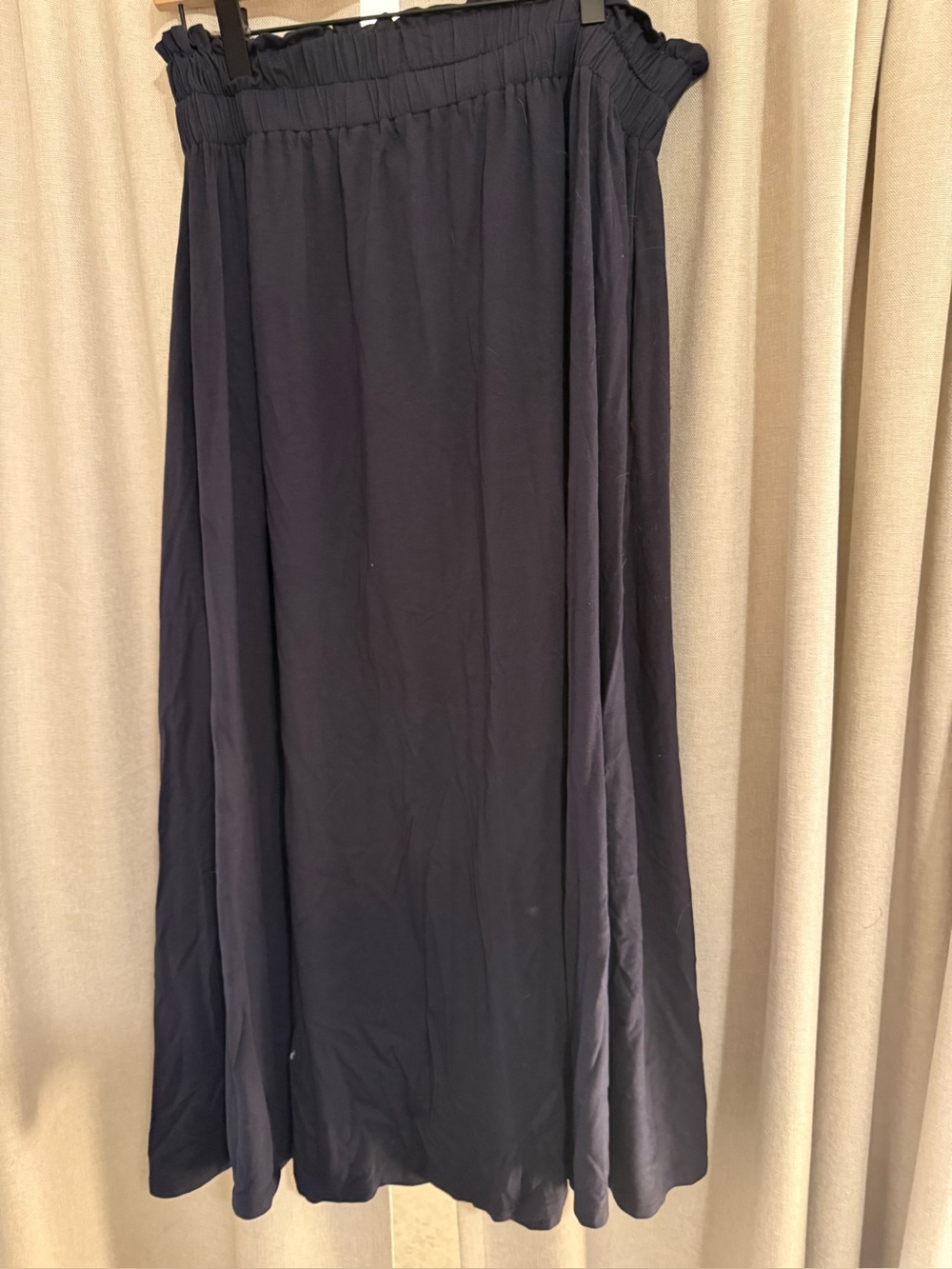 Boden Navy Knit Maxi Skirt 10 New - Picture 3 of 4